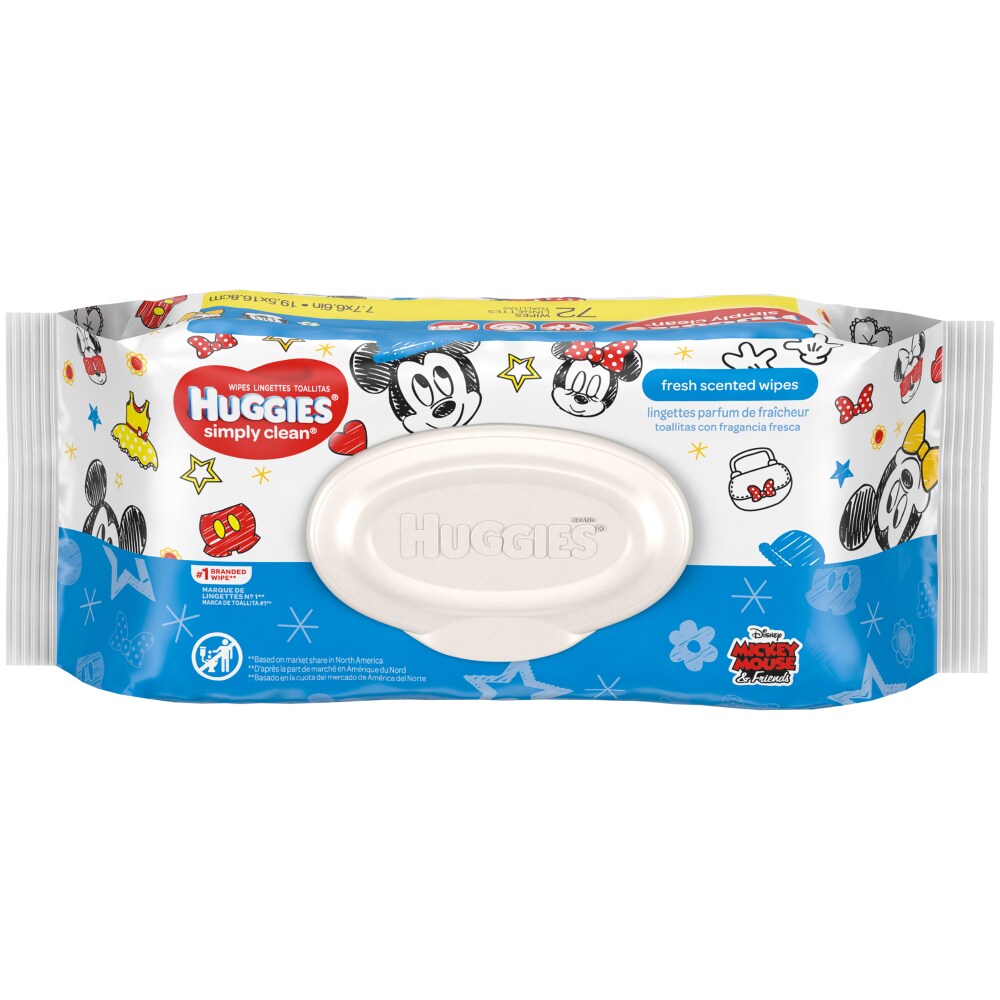 huggies fresh scent wipes
