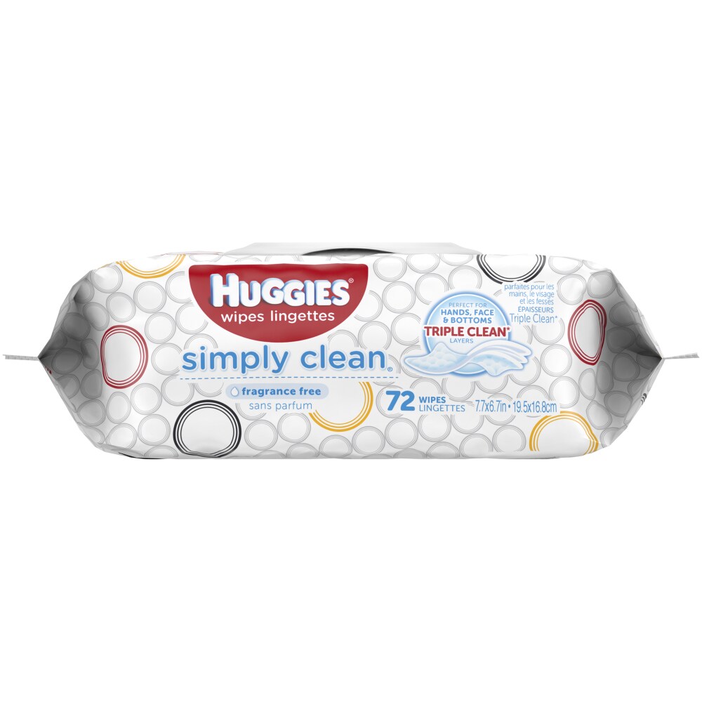huggies simply clean baby wipes