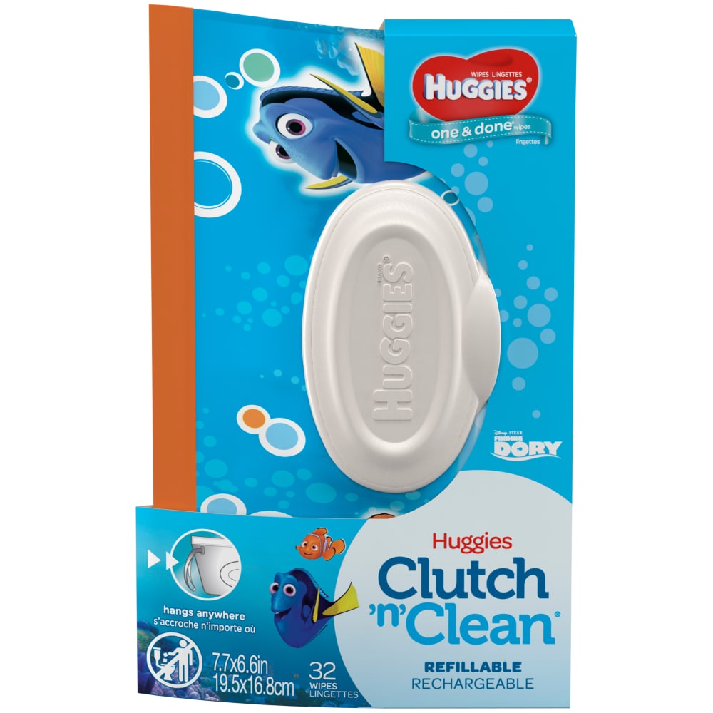 huggies refillable clutch