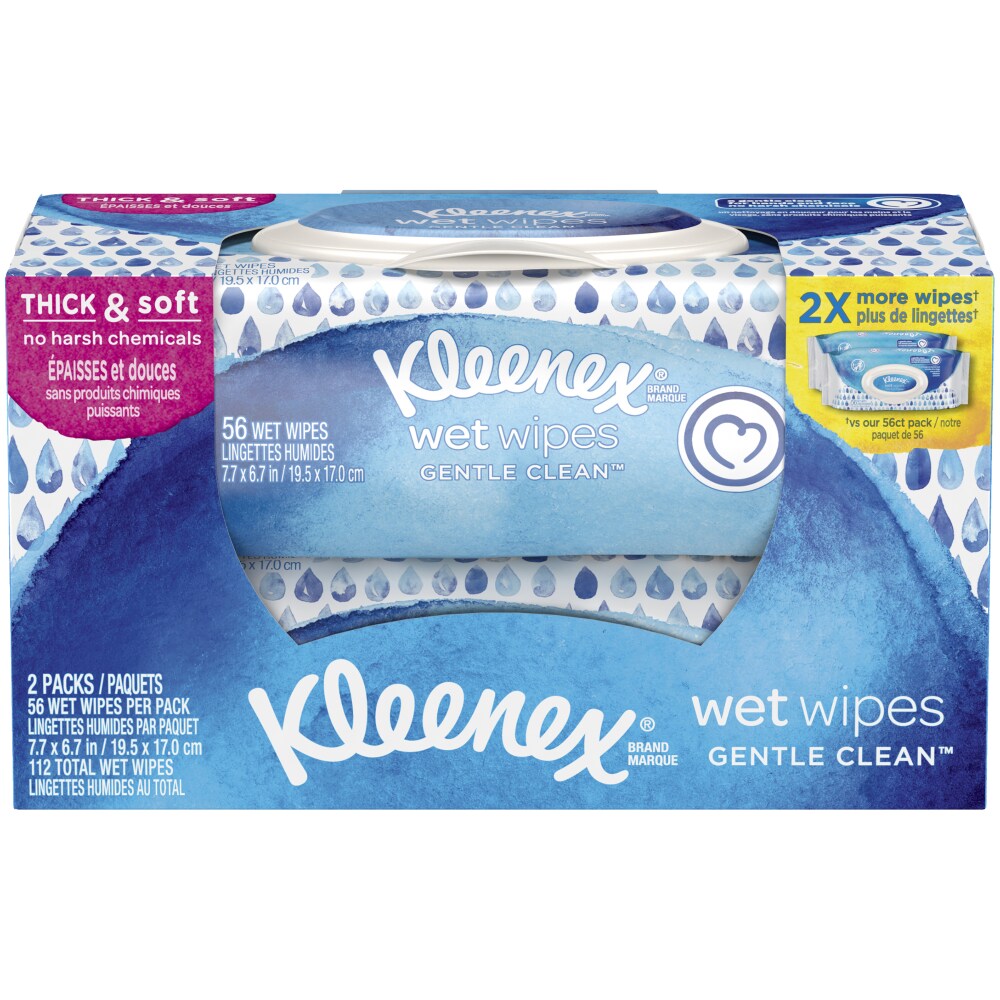 kleenex water wipes