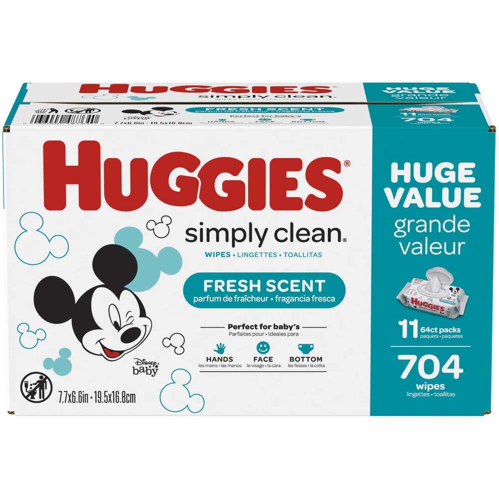 huggies fresh scent wipes