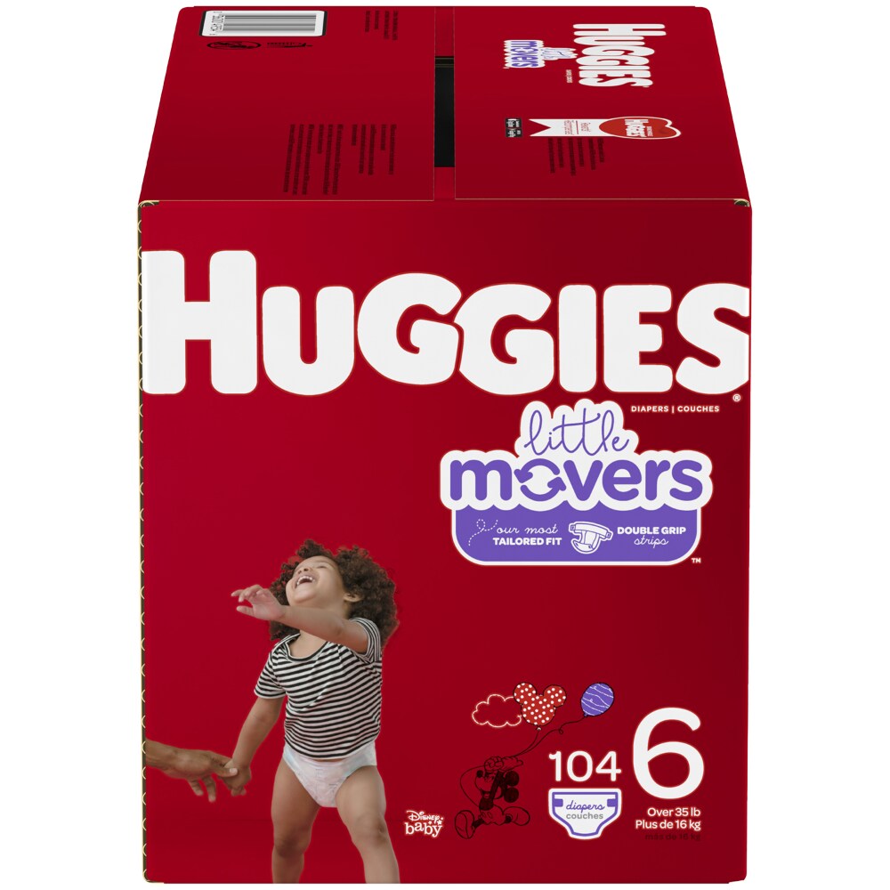 huggies little snugglers baby diapers size 6