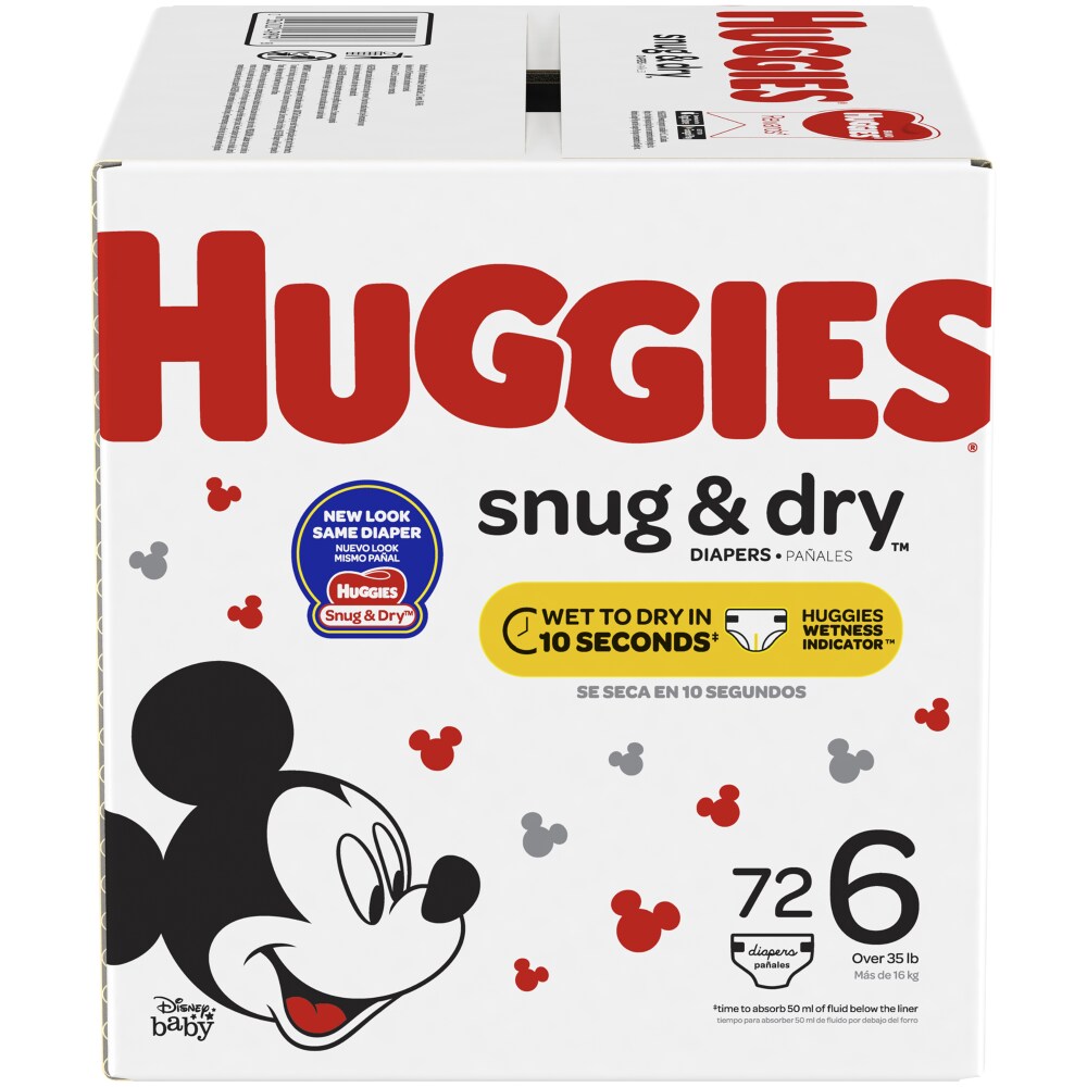 huggies snug and dry size 6