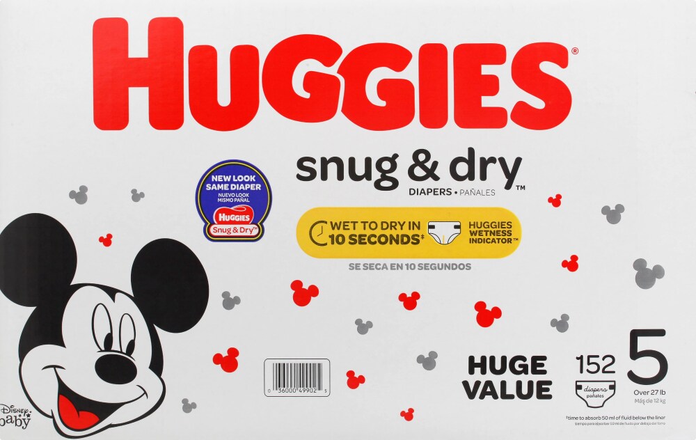 huggies snug & dry baby diapers