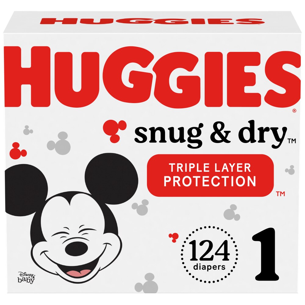 huggies snug & dry size 1