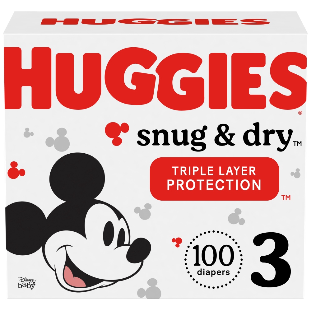100 huggies diapers