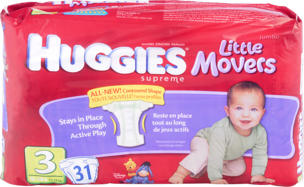 huggies little movers size 3