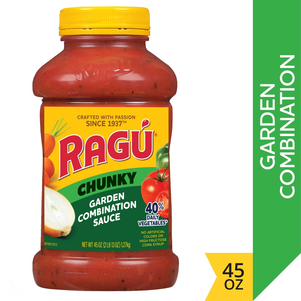Ragu Chunky Garden Combination Pasta Sauce 45 oz Foods Co