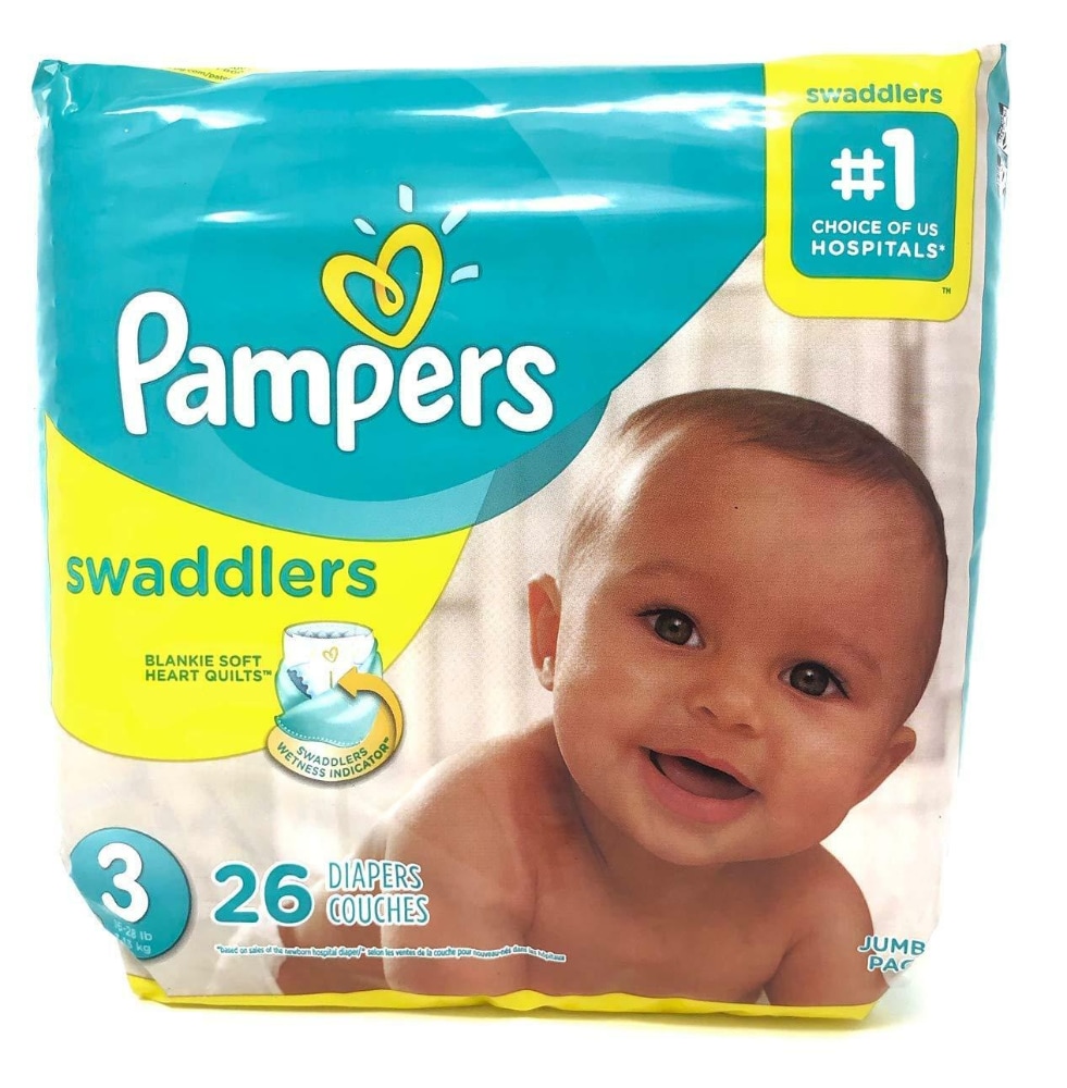 pampers swaddlers size