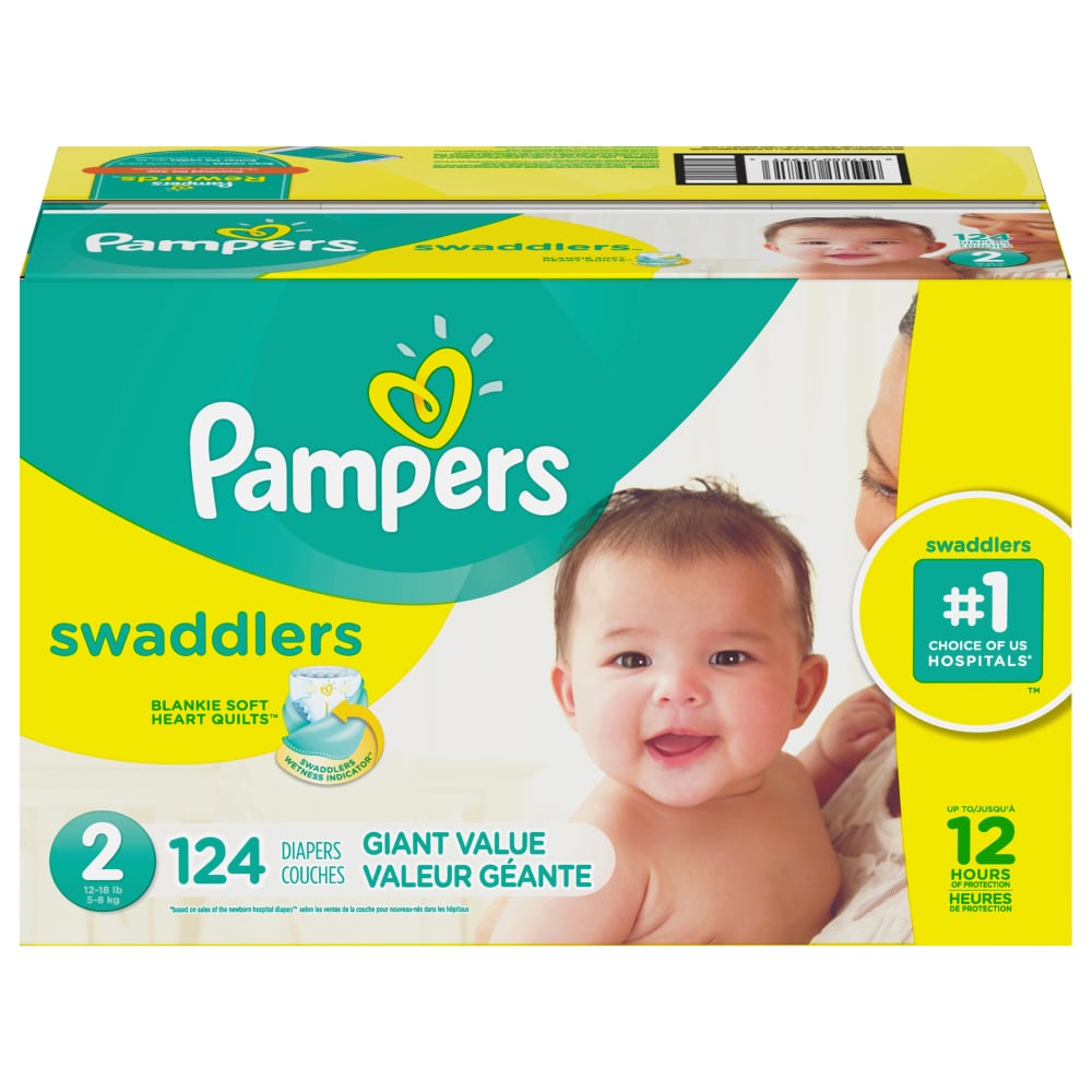 148 pampers swaddlers size 2