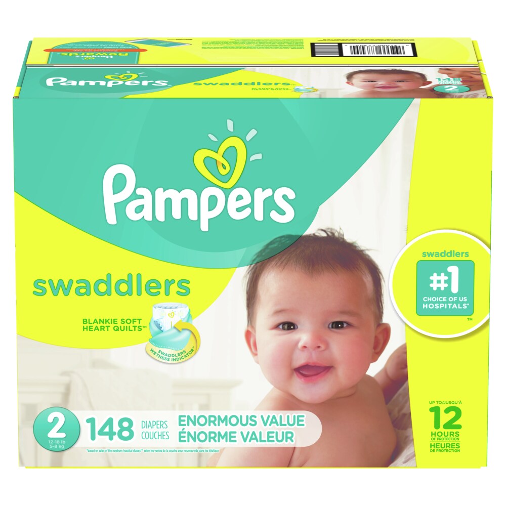 pampers swaddlers newborn 162 ct