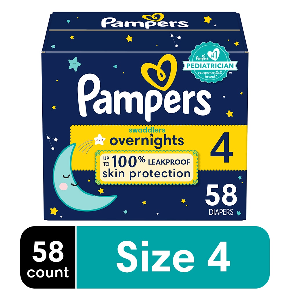 overnight pampers size 4