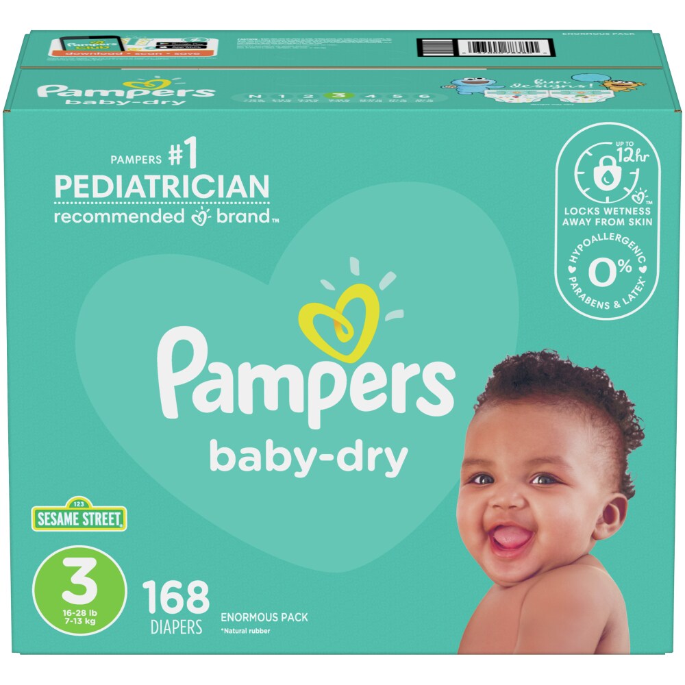 pampers swaddlers size 2 168