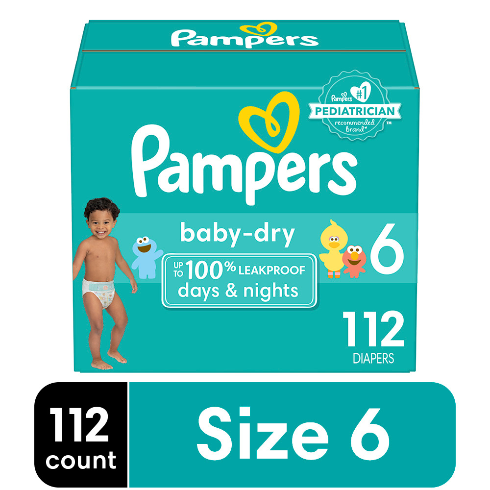 diapers size 6 pampers