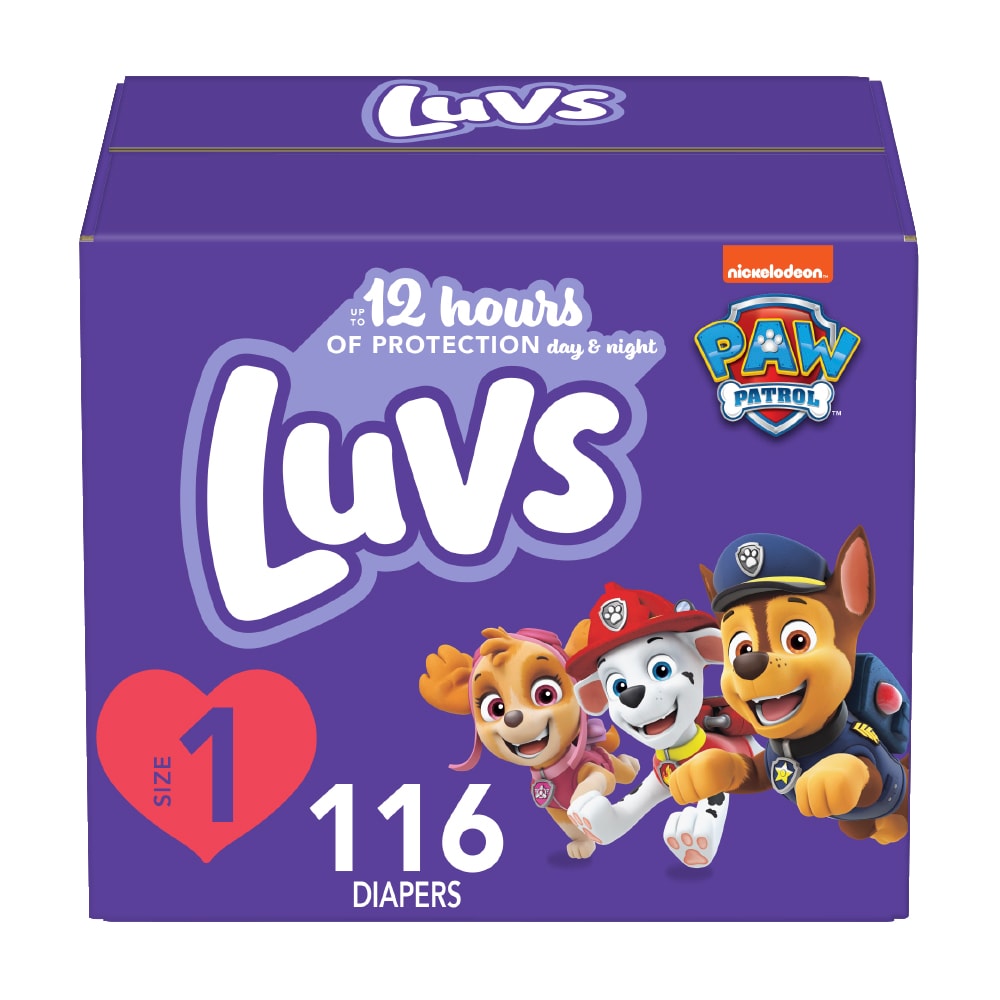 Food 4 Less - Luvs Triple Leakguards Size 1 Diapers, 116 ct