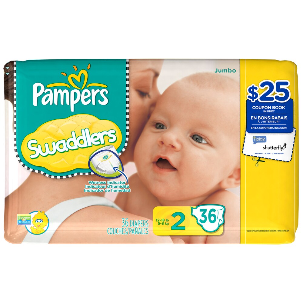 size 2 pampers swaddlers