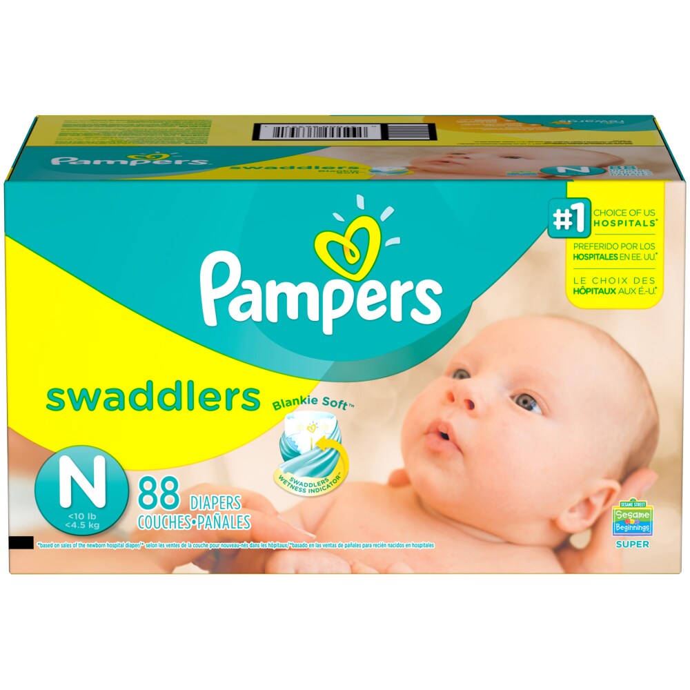 pampers swaddlers newborn 128