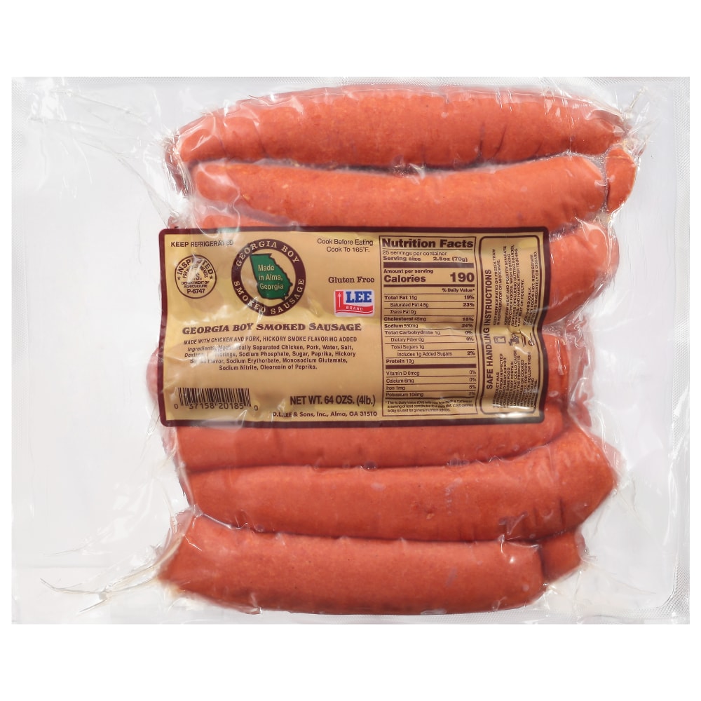 Georgia smoked sausage clearance