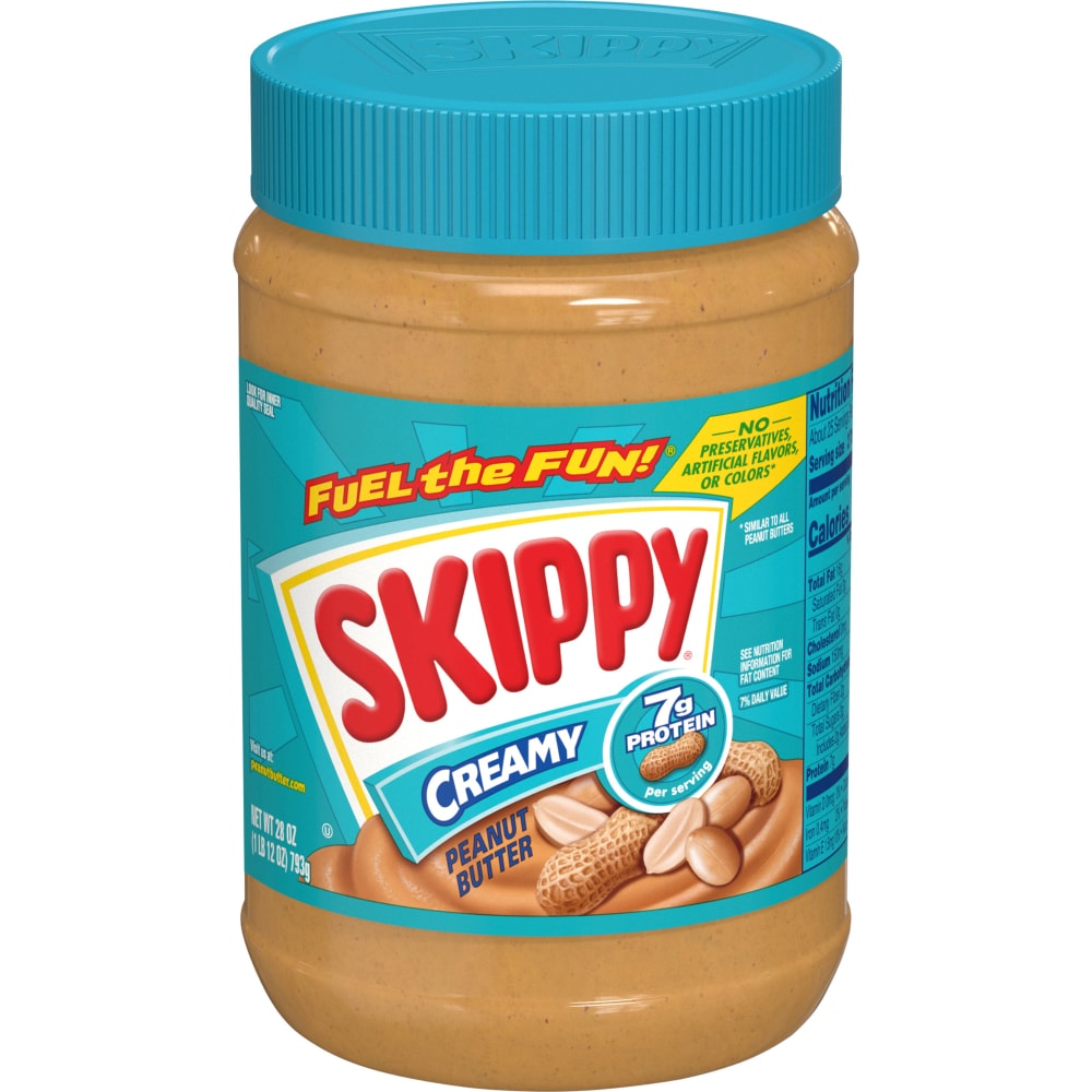 King Soopers Skippy Creamy Peanut Butter 28 Oz