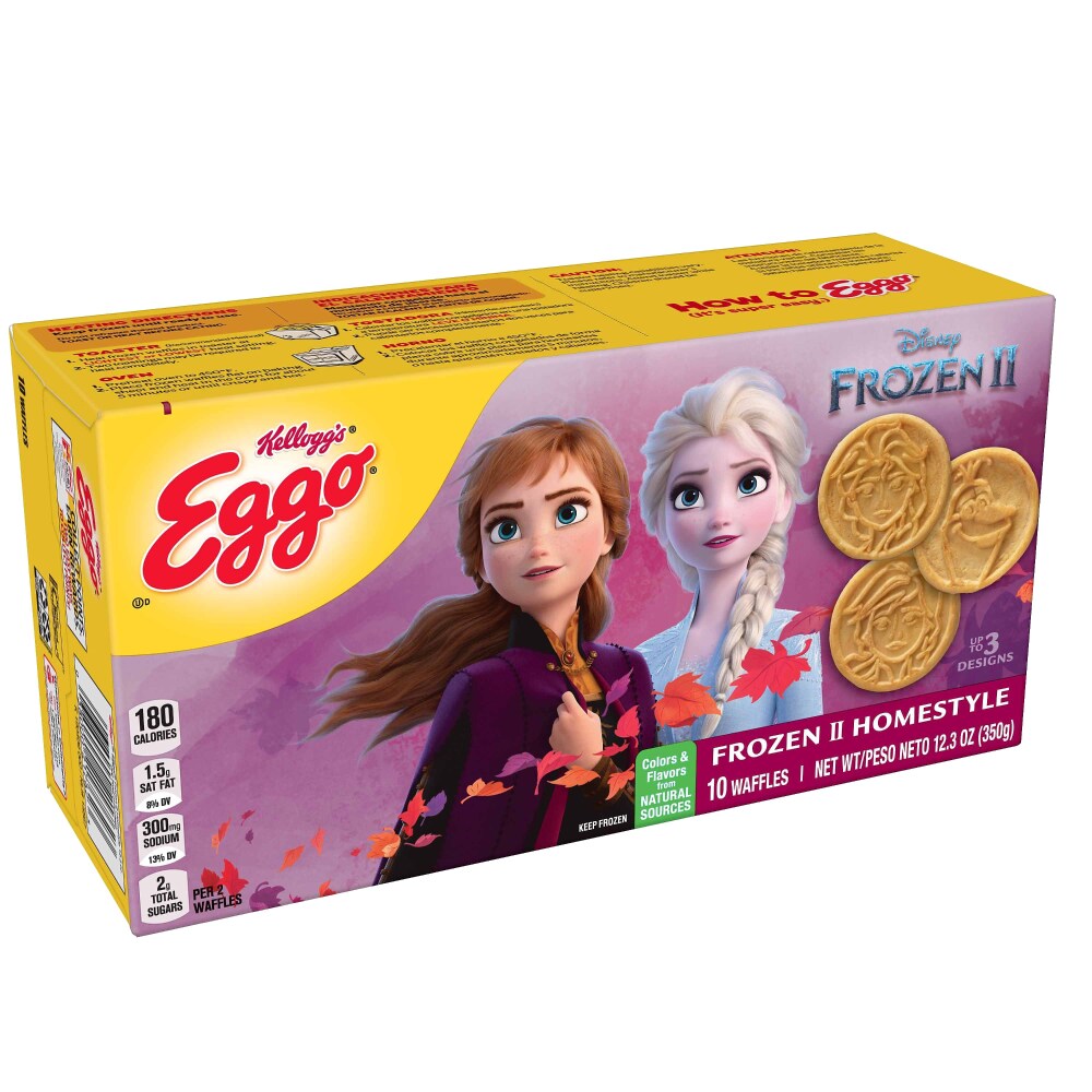 Eggo Disney Frozen 2 Homestyle Frozen Waffles 10 Ct 12 3 Oz Mariano S