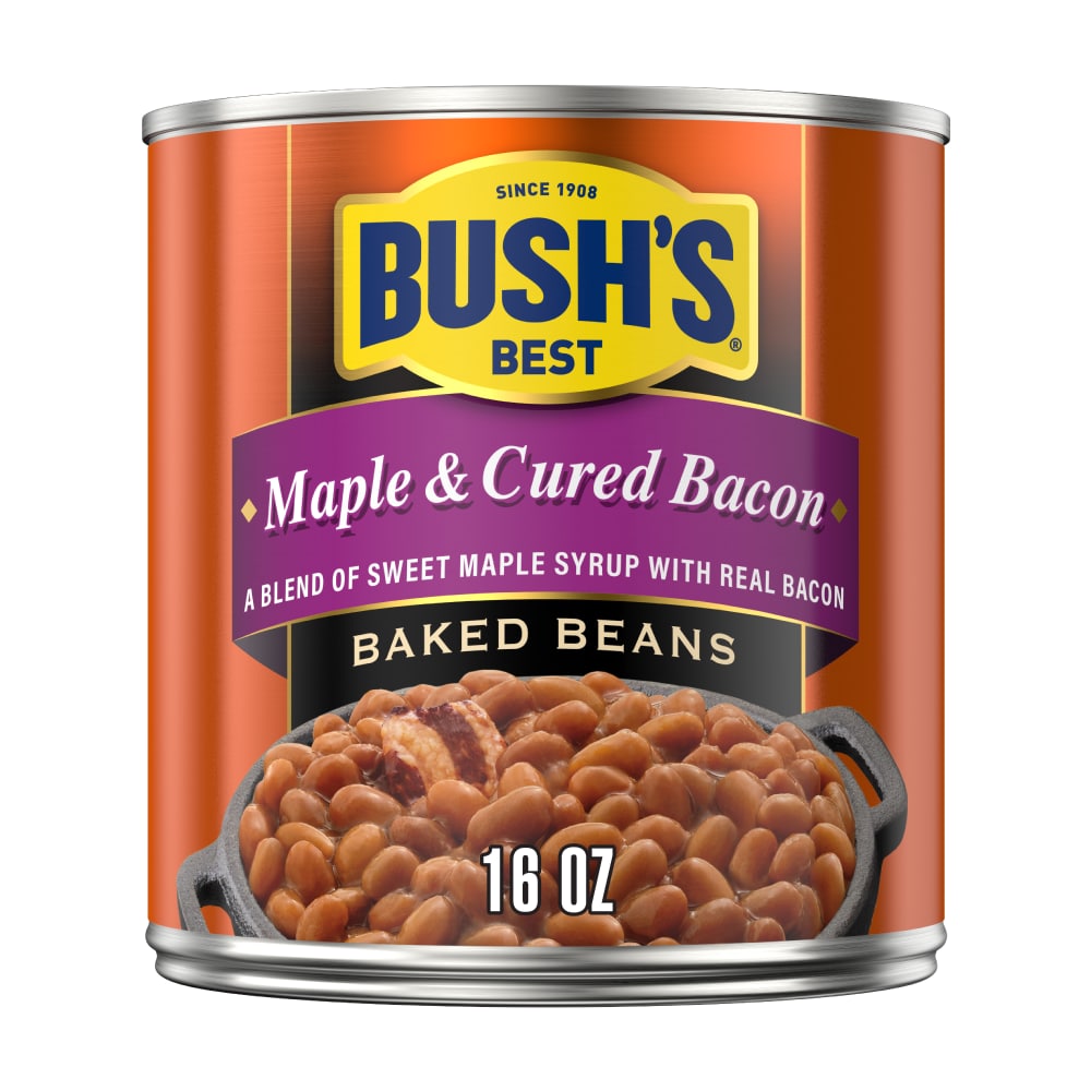 Food 4 Less Bush S Best Maple Cured Bacon Baked Beans 16 Oz