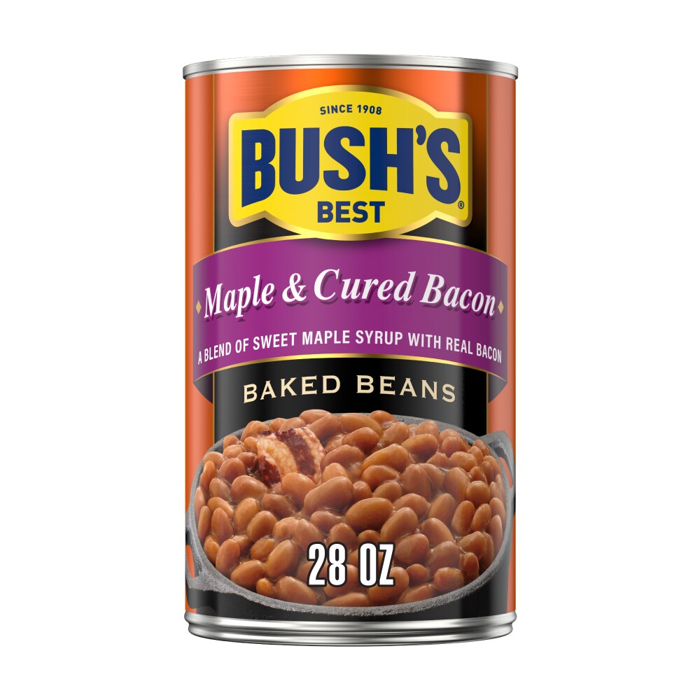 Foods Co Bush S Best Maple Cured Bacon Baked Beans 28 Oz