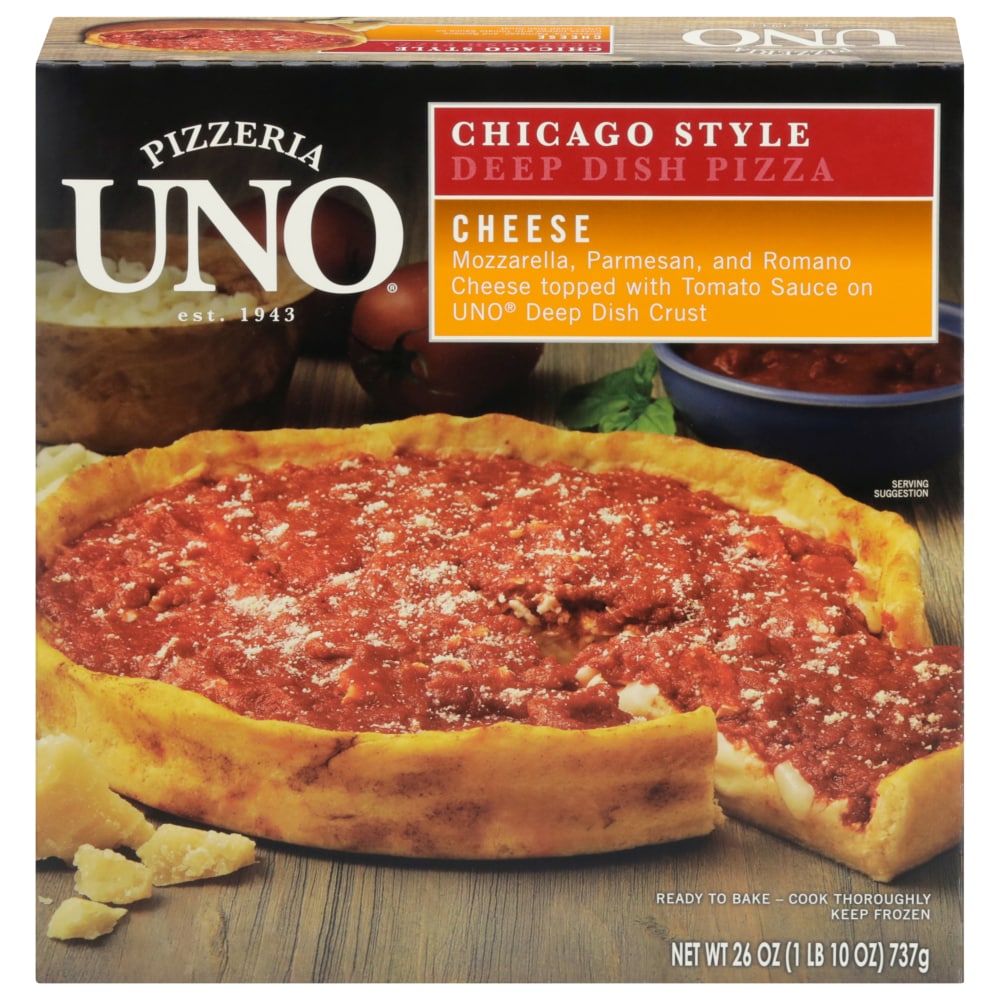 Uno® Nine Inch Deep Dish Chicago Style Cheese Pizza, 26 oz