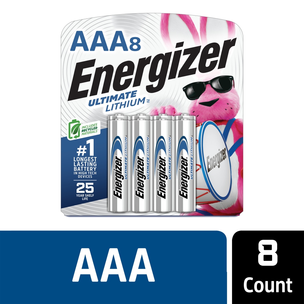 Eveready Ultimate Lithium AAA Batteries - For Camera, Electronic Device - AAA - 4 / Pack Eveready Ultimate Lithium AAA Batteries - For Camera, Electronic Device - AAA - 4 / Pack