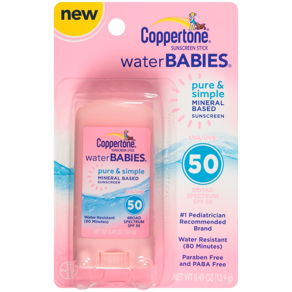 coppertone water babies pure and simple mineral based