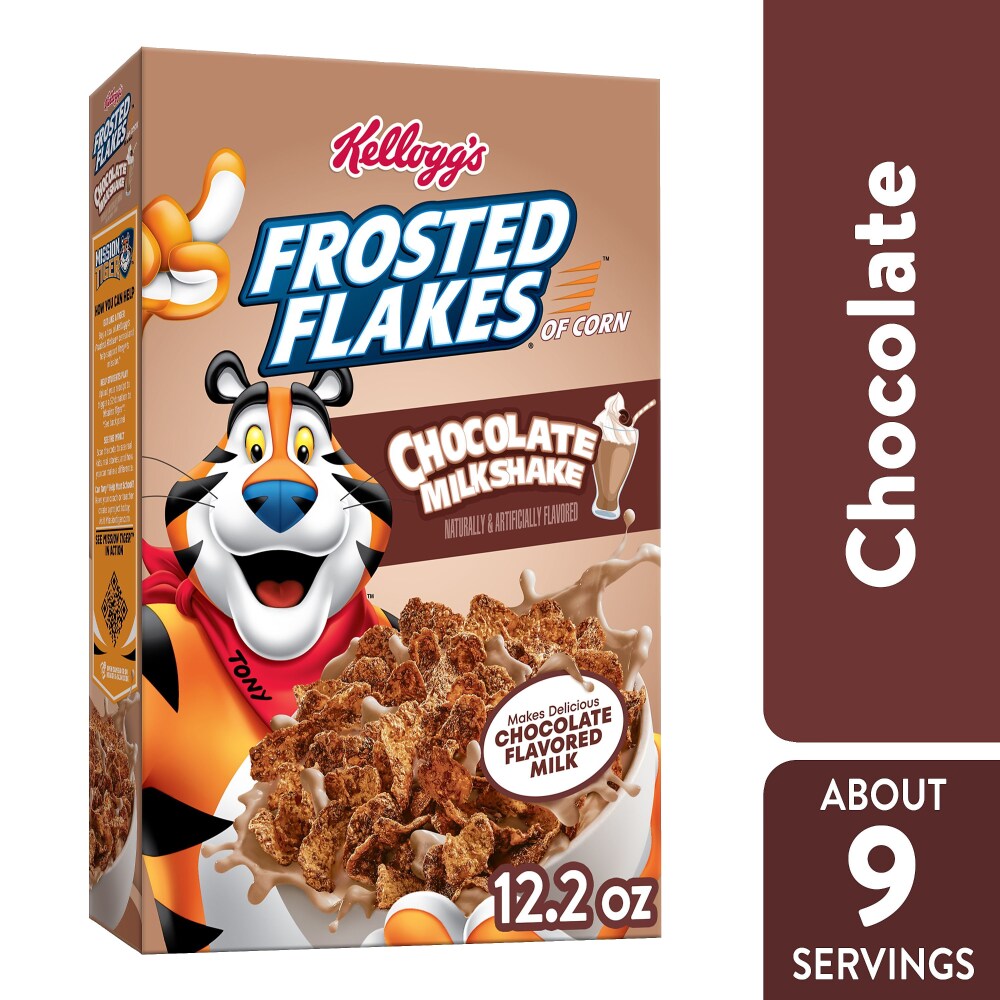 Kellogg's® Frosted Flakes Chocolate Milkshake Cereal, 12.2 oz