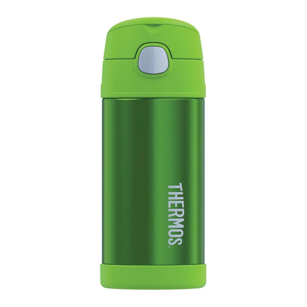 thermos insulated straw bottle