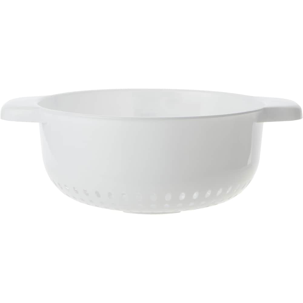 white colander