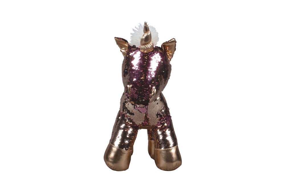 sequin unicorn teddy