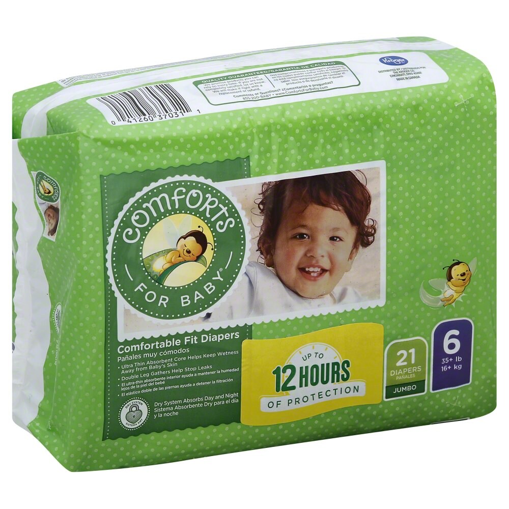 Food 4 Less Comforts For Baby Size 6 Jumbo Comfortable Fit