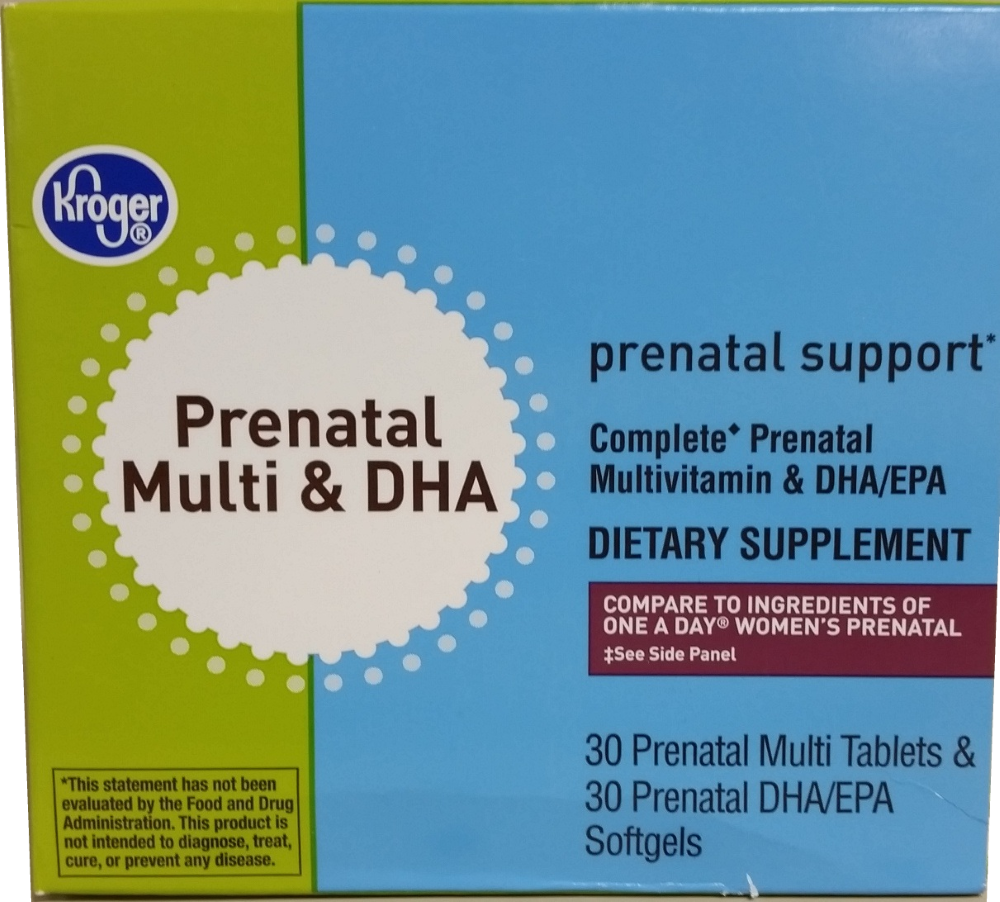 Marianos Kroger Prenatal Combo Vitamin Softgels