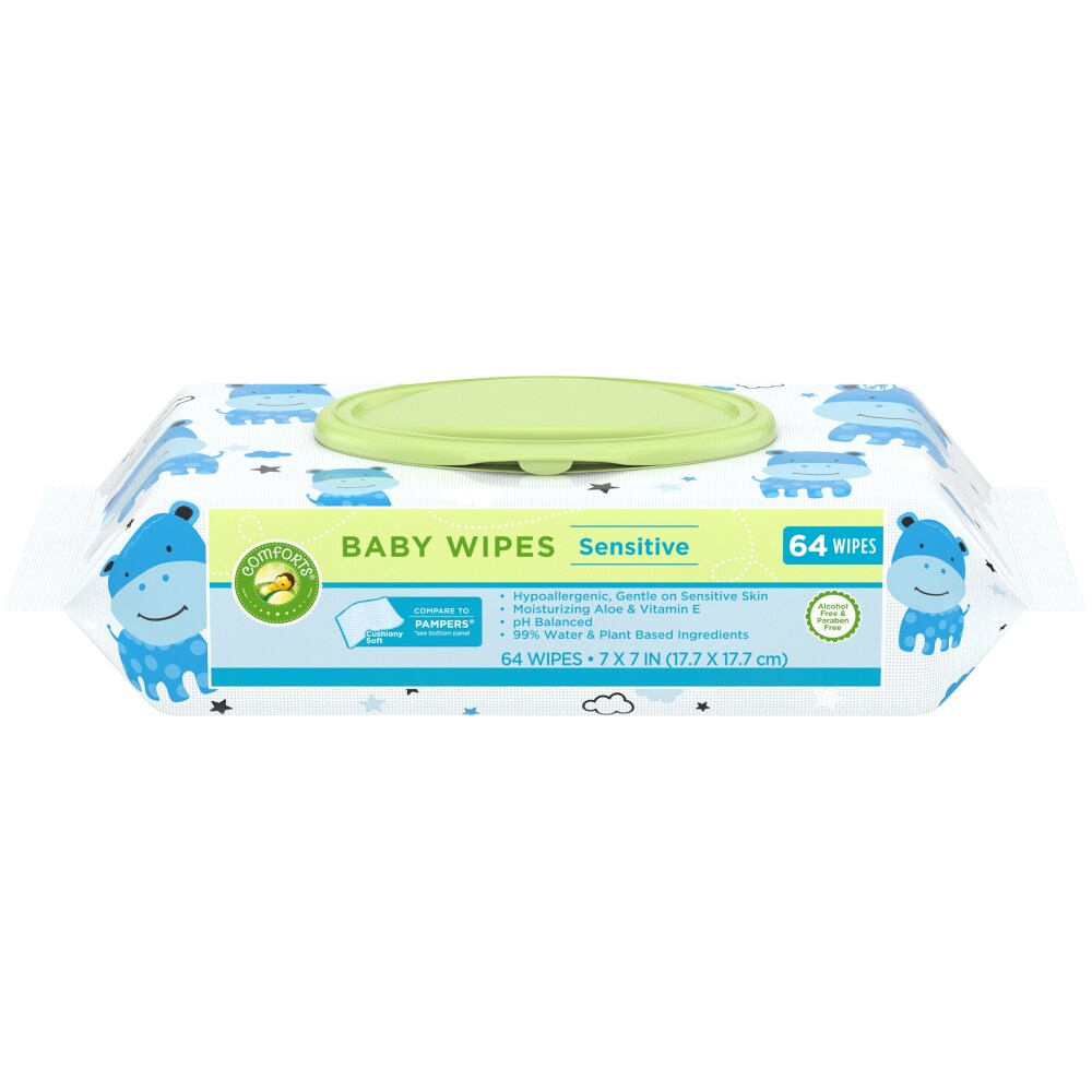 Dillons Food Stores Comforts Sensitive Baby Wipes 64 Ct