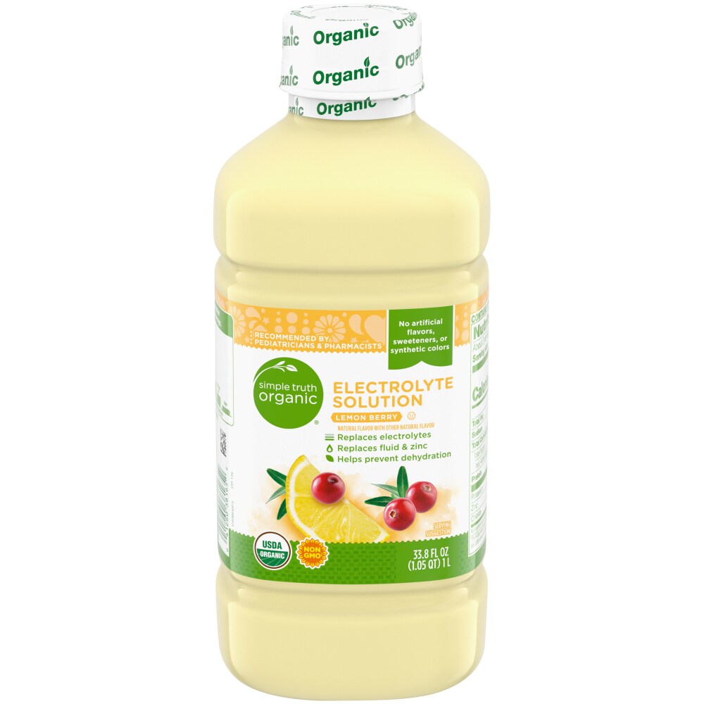 Walgreens Organic Electrolyte Solution Lemon Berry Walgreens