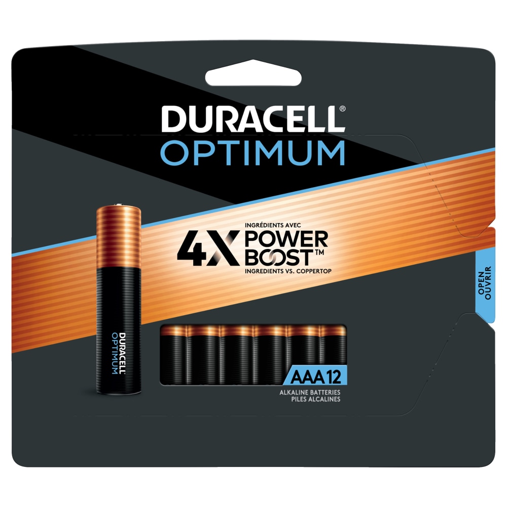 Optimum Alkaline AAA Batteries, 12/Pack Optimum Alkaline AAA Batteries, 12/Pack
