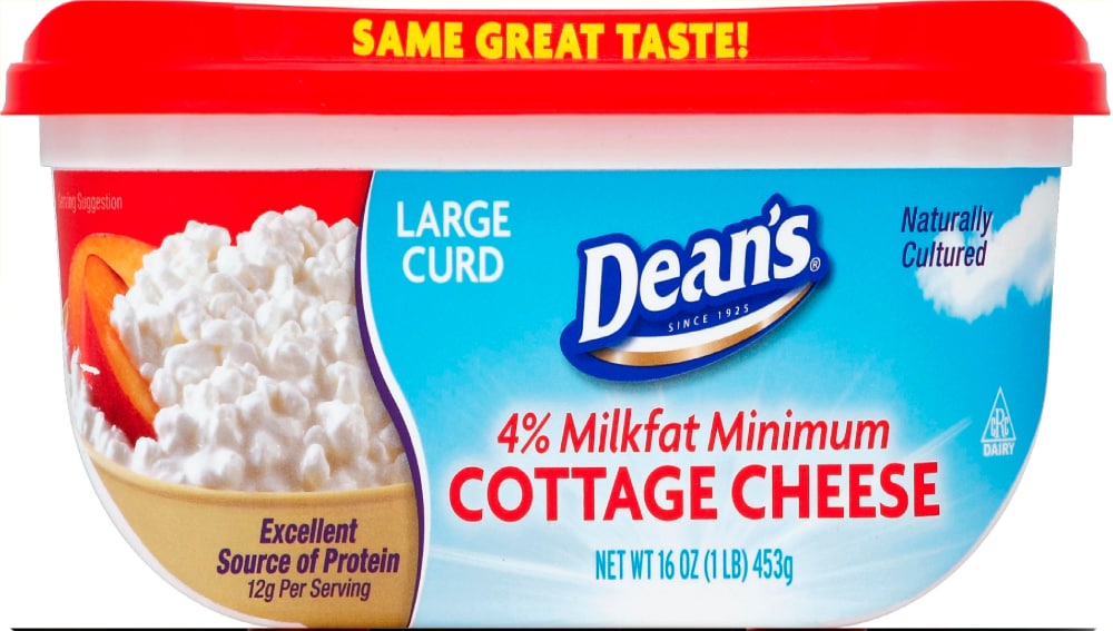 Mariano S Dean S Large Curd 4 Milkfat Cottage Cheese 16 Oz