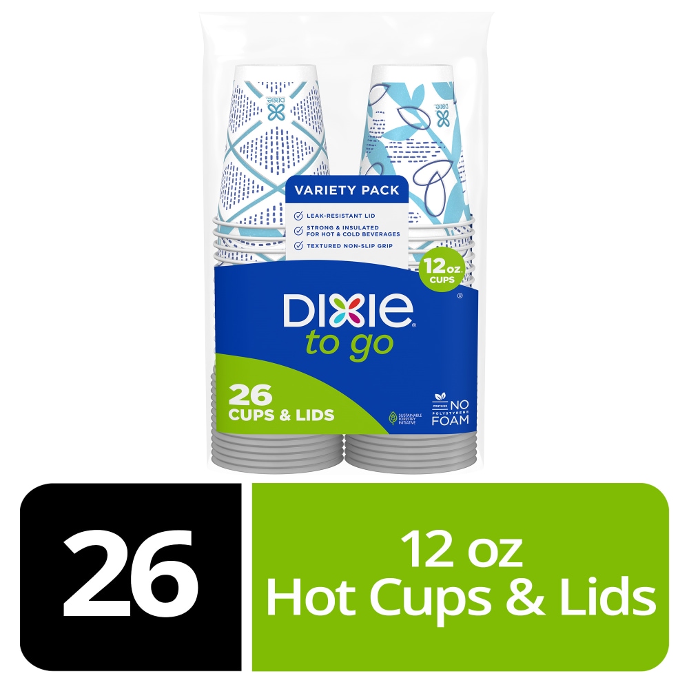 dixie coffee cups and lids