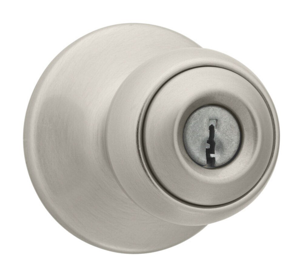 Kwikset Polo Satin Nickel Entry Knobs ANSI/BHMA Grade 3 1-3/4 in. Kwikset Polo Satin Nickel Entry Knobs ANSI/BHMA Grade 3 1-3/4 in.