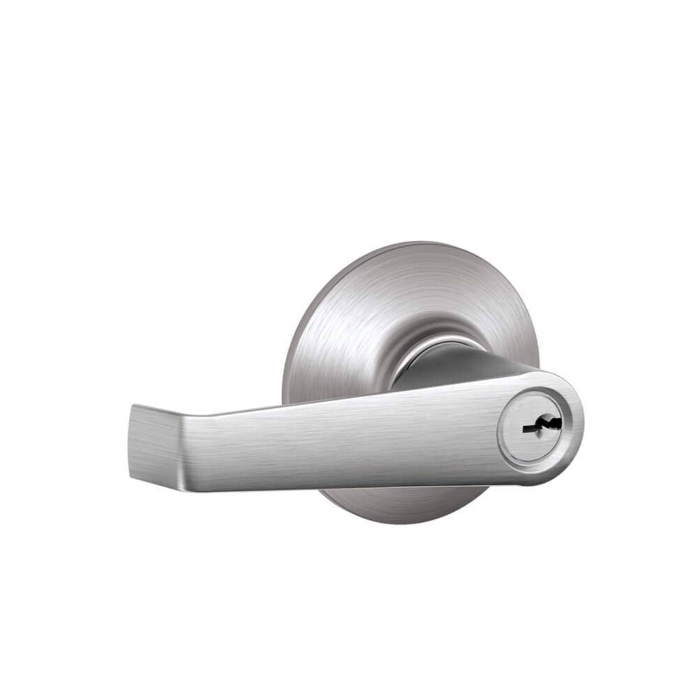 Schlage Elan Satin Chrome Entry Lever ANSI Grade 2 1-3/4 in. Schlage Elan Satin Chrome Entry Lever ANSI Grade 2 1-3/4 in.