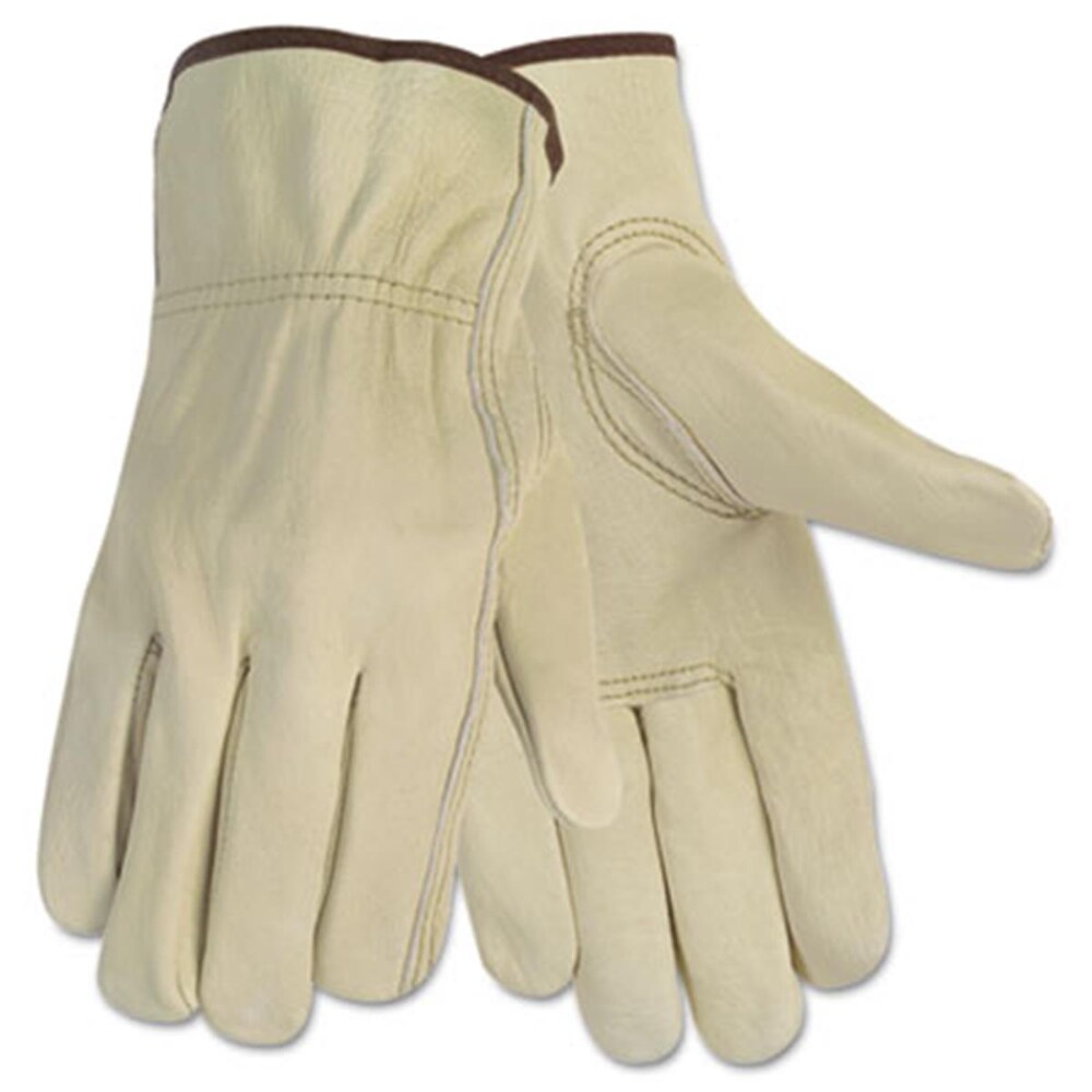 Economy Leather Driver Gloves, Large, Beige, Pair Economy Leather Driver Gloves, Large, Beige, Pair