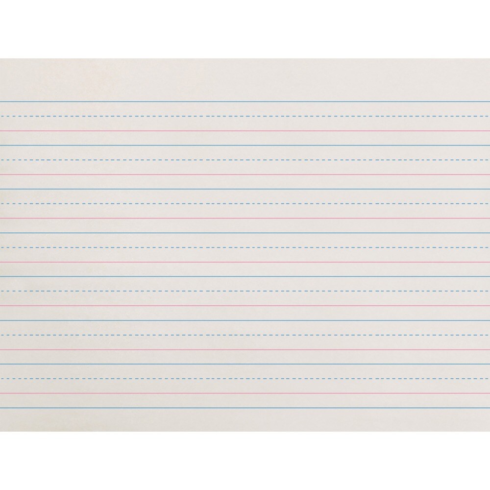 Zaner-Bloser Dotted Midline Newsprint Paper - 500 Sheets - 0.63 Zaner-Bloser Dotted Midline Newsprint Paper - 500 Sheets - 0.63