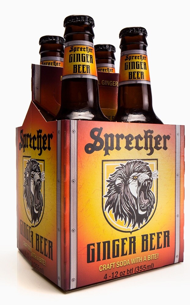 Metro Market Sprecher Ginger Beer Craft Soda 4 Bottles 16 Fl Oz