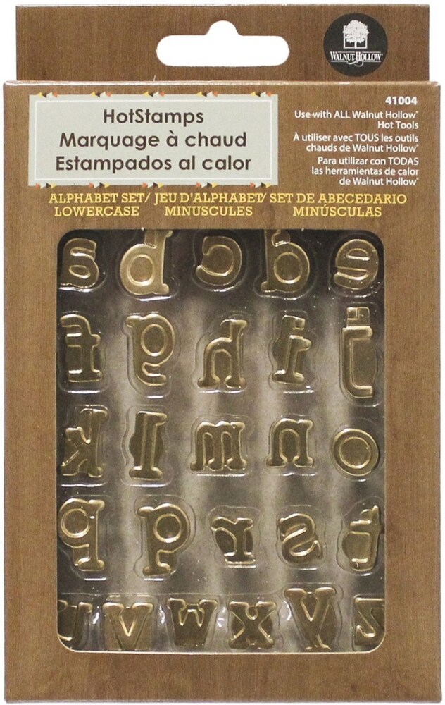 Walnut Hollow Hot Stamps Alphabet Set 26 Pkg Lower Case 1 Smith s Food and Drug
