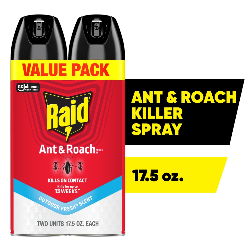 Ant and Roach Killer, 17.5 oz Aerosol Spray, Outdoor Fresh Ant and Roach Killer, 17.5 oz Aerosol Spray, Outdoor Fresh