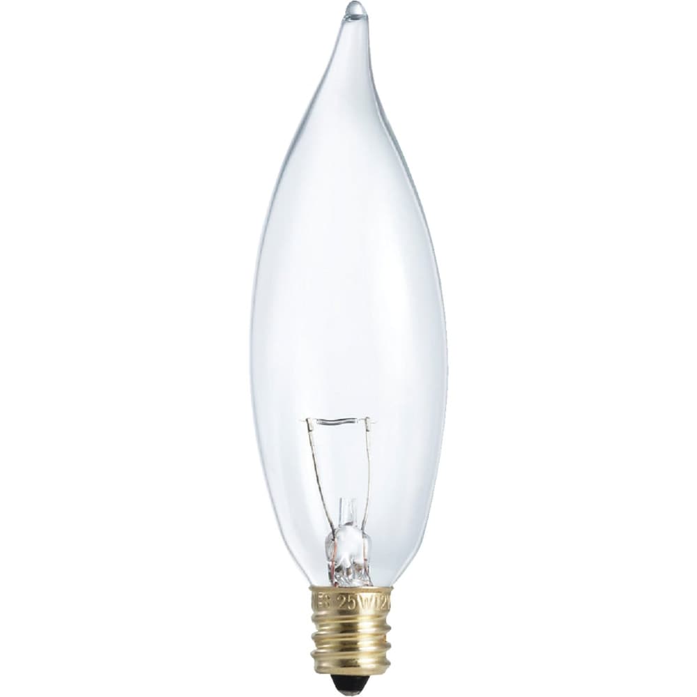 Philips DuraMax 25 Watt Candelabra Base BA9 Bent Tip Candle Light Bulbs 4 pk Gerbes Super Markets