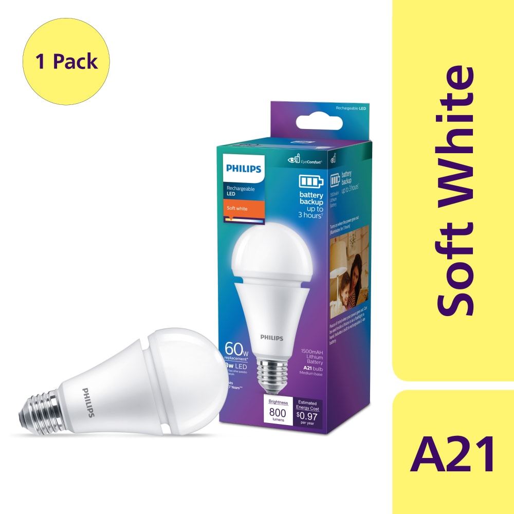 Philips rechargeable bulb price new arrivals
