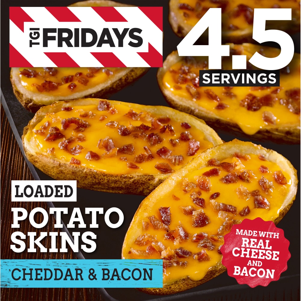 Tgif Loaded Bacon Cheddar Potato Skins 13 5 Oz Kroger